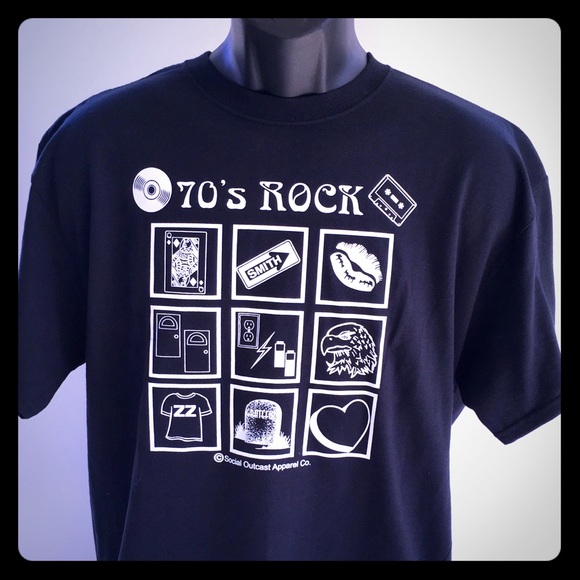 70's rock t shirts